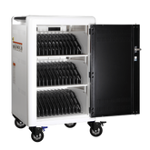 POWER TECHNOLOGIES 36 Bay Secure Charging Cart - 220V UK, MODEL- AC-Plus-T, SKU- CRT-PLS-S36L-U